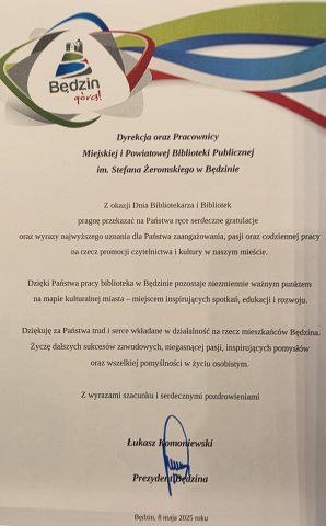 Ogólnopolski Dzień Bibliotekarza i Bibliotek 